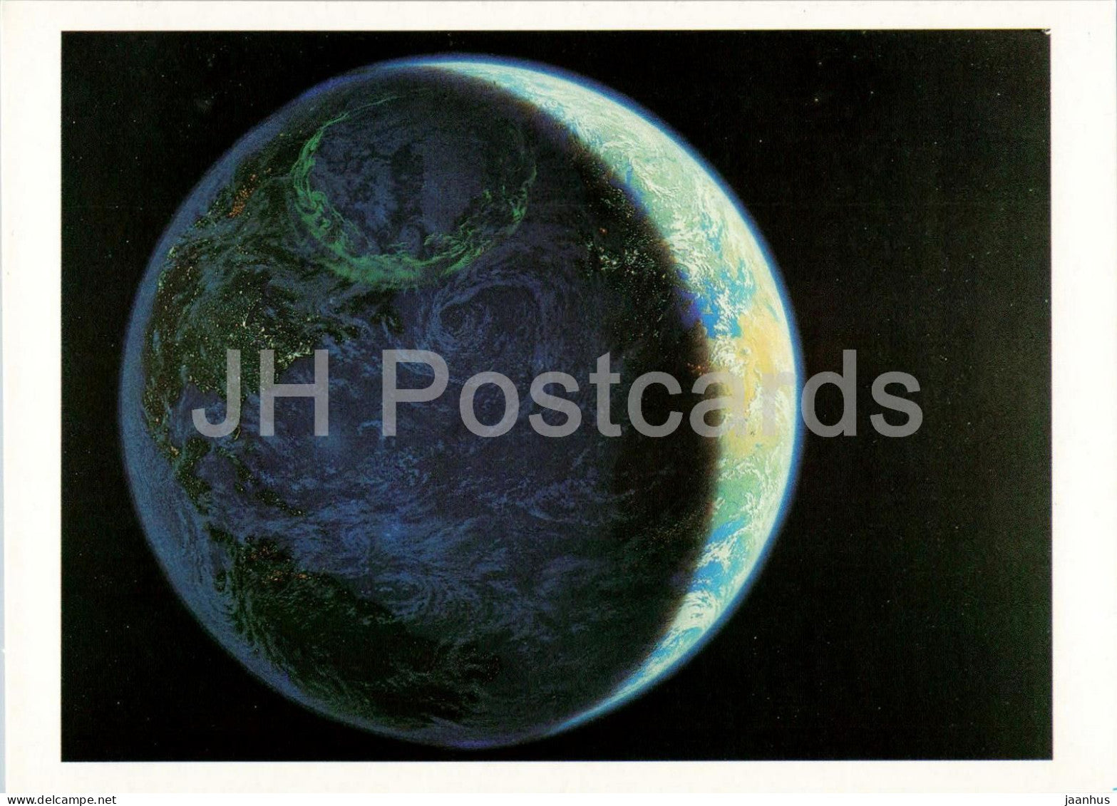 Don Davis - Earth from Space - space - Star Way of Humanity - 1989 - Russia USSR - unused - JH Postcards