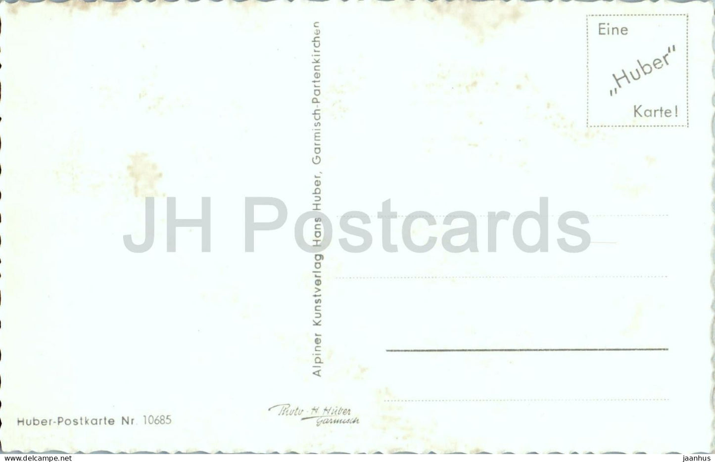 An der Strasse Klais Wallgau Karwendelgebirge - Alps mountains - 10685 - old postcard - Germany - unused
