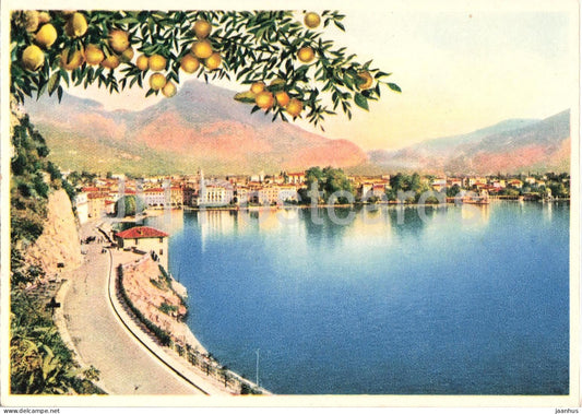 Lago di Garda - Riva - Panorama - old postcard - Italy - unused - JH Postcards
