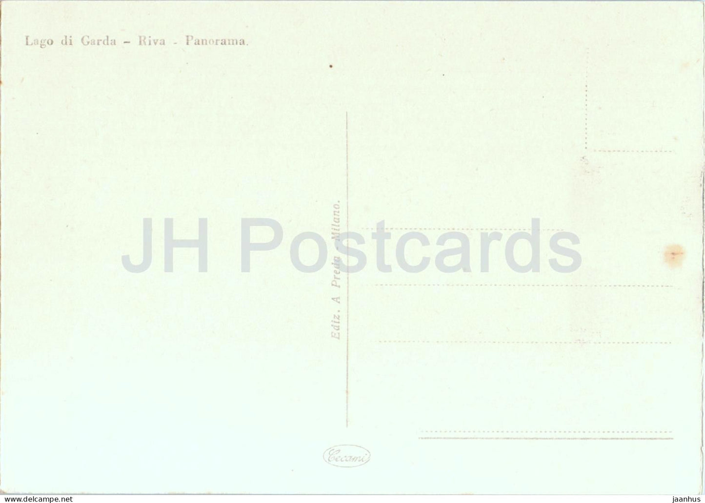 Lago di Garda - Riva - Panorama - old postcard - Italy - unused