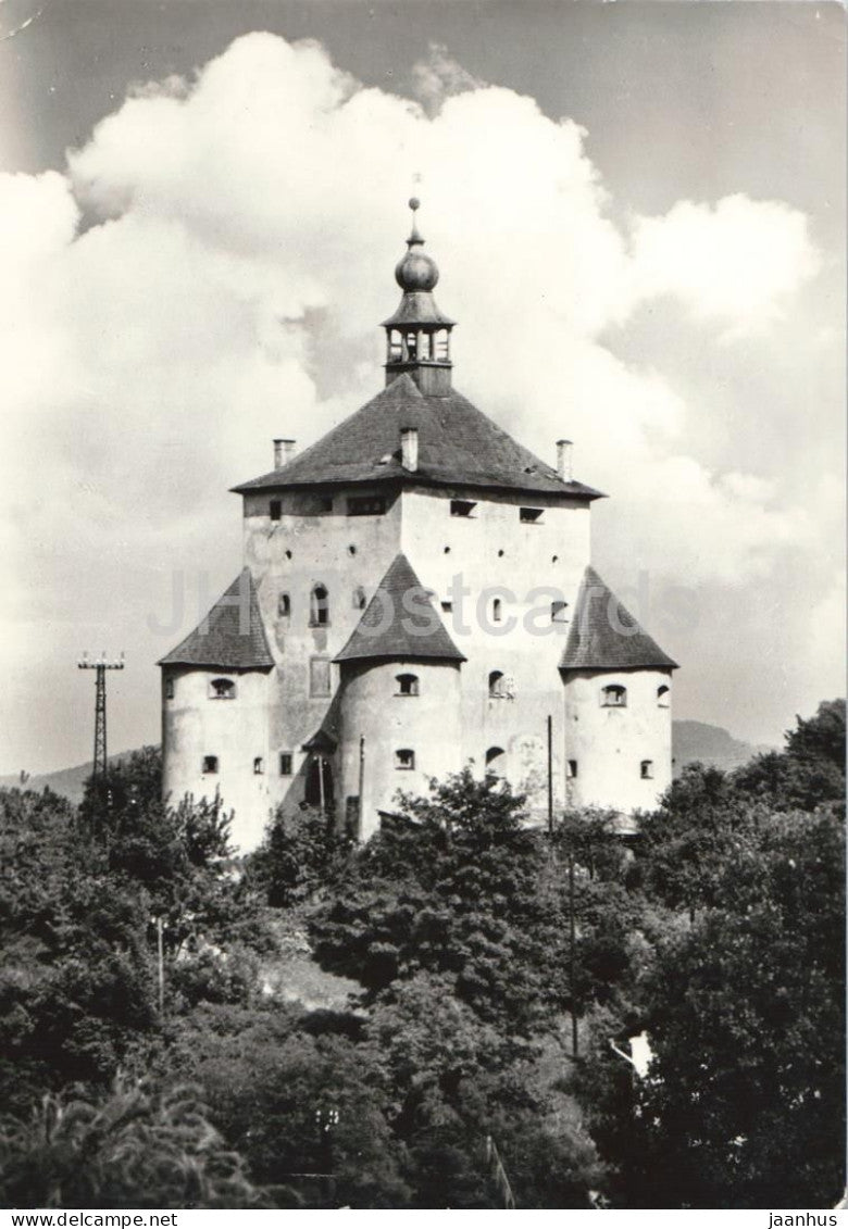 Banska Stiavnica - Novy zamok - New Castle - renaissance fortress - old postcard - Slovakia - Czechoslovakia - unused - JH Postcards