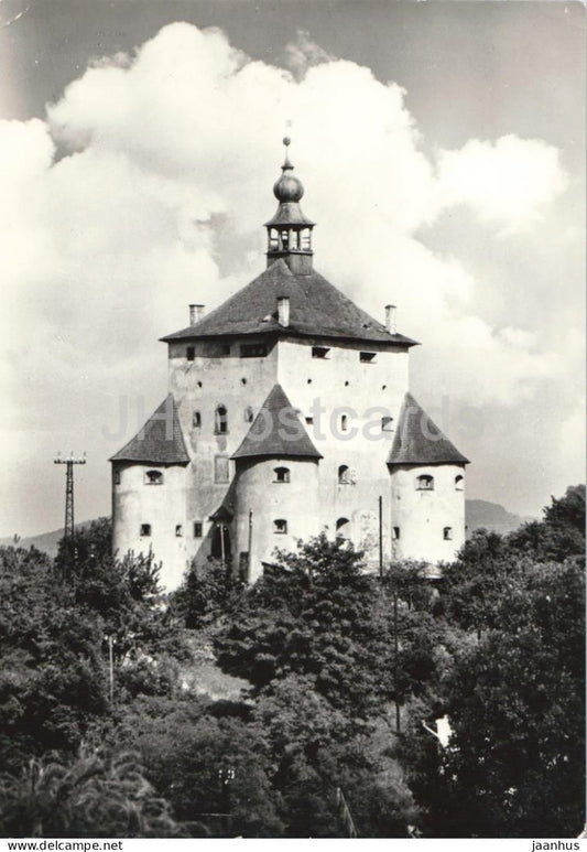 Banska Stiavnica - Novy zamok - New Castle - renaissance fortress - old postcard - Slovakia - Czechoslovakia - unused - JH Postcards