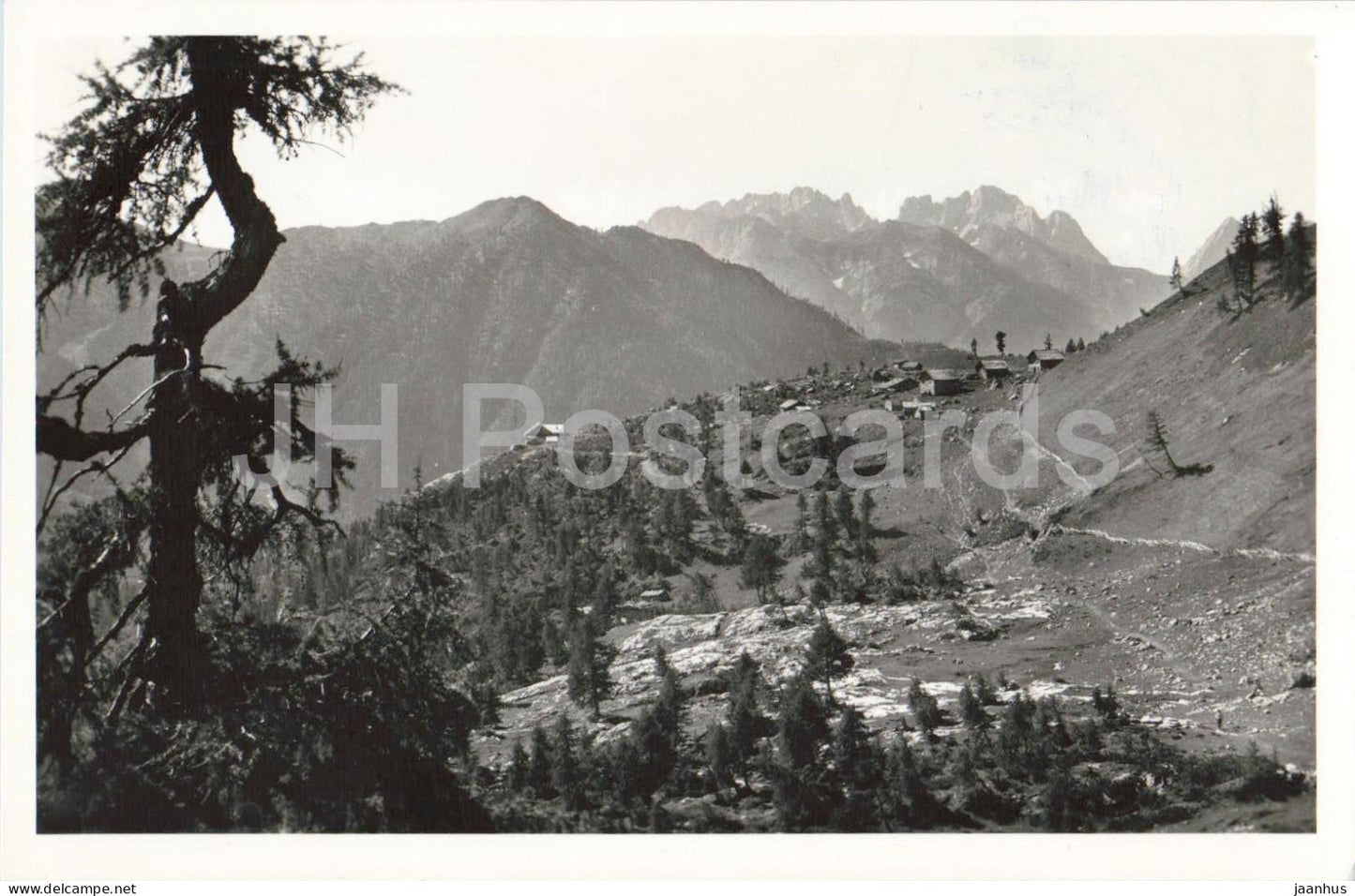 Unholdenalm mit Hochstadelhaus bei Oberdrauburg im Karntner Oberland - 150c - old postcard - 1939 - Austria - used - JH Postcards