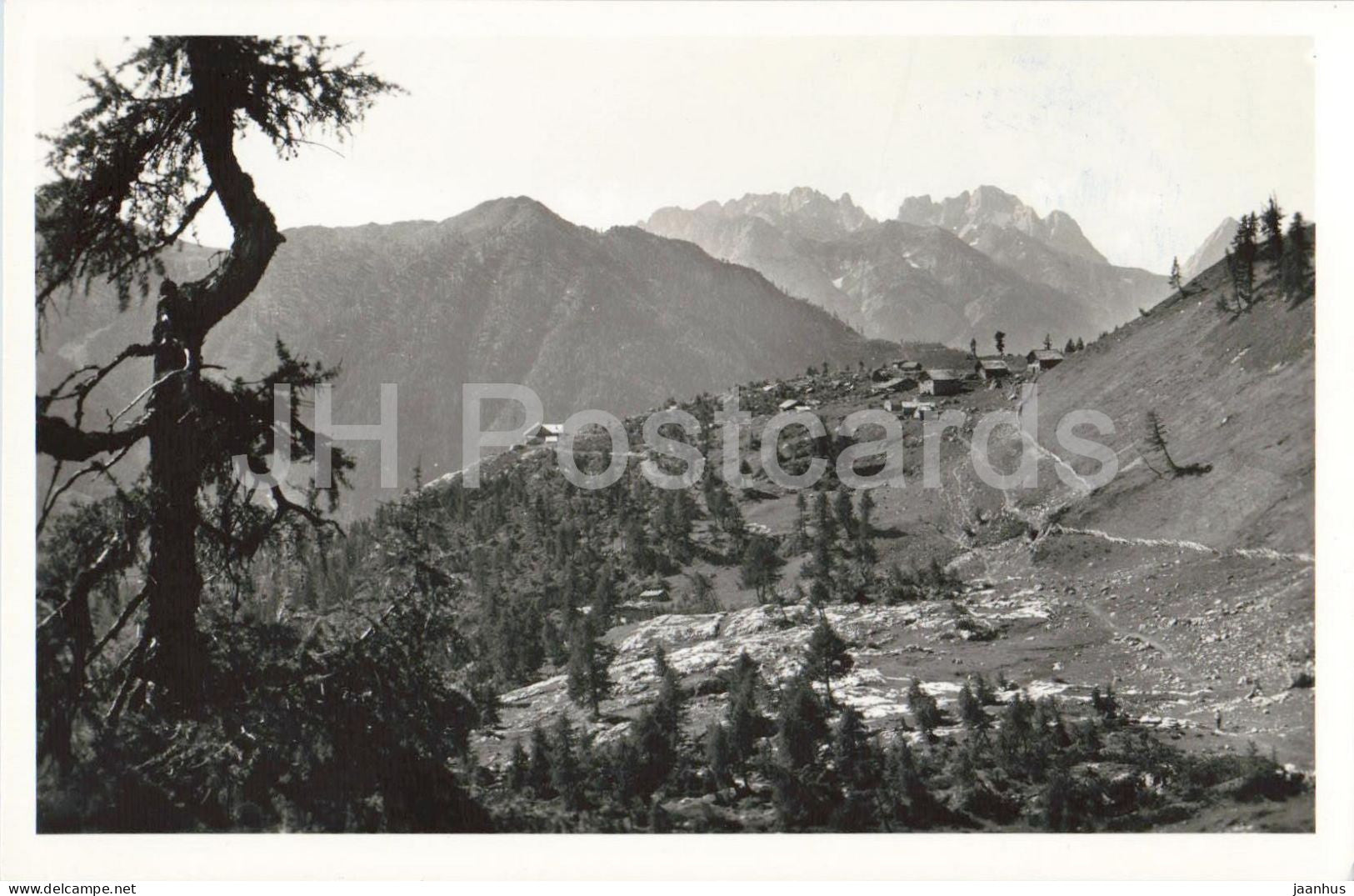 Unholdenalm mit Hochstadelhaus bei Oberdrauburg im Karntner Oberland - 150c - old postcard - 1939 - Austria - used - JH Postcards