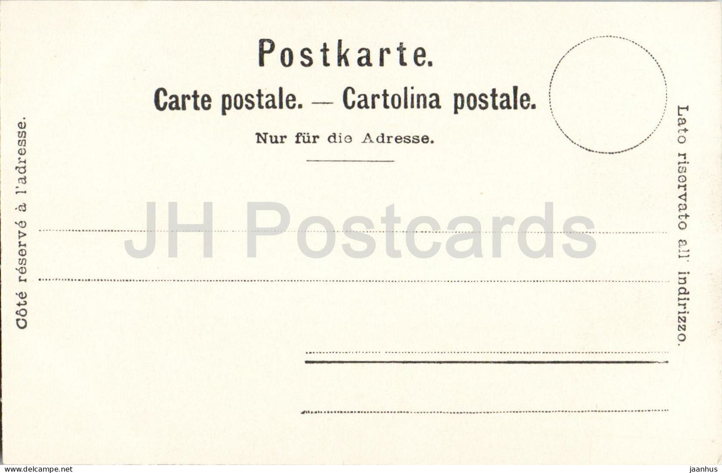 Vevey-la-Tour et la Dent du Midi - lake - 1560 - old postcard - Switzerland - unused