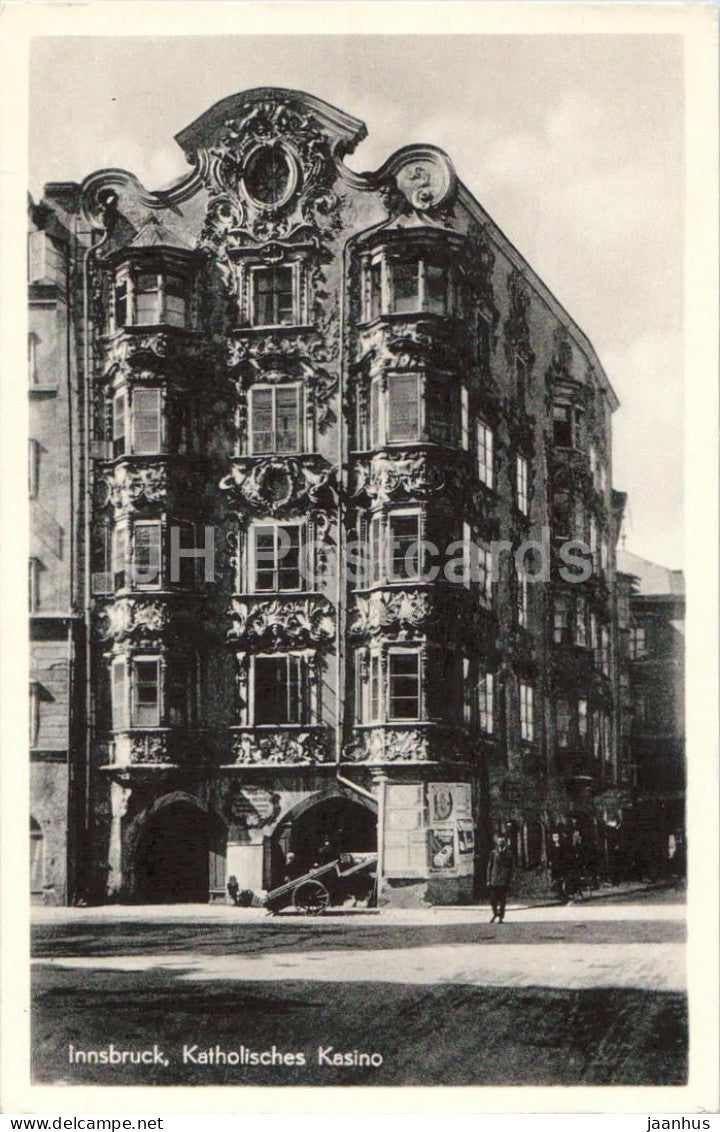 Innsbruck - Katholisches Kasino - old postcard - Austria - unused - JH Postcards