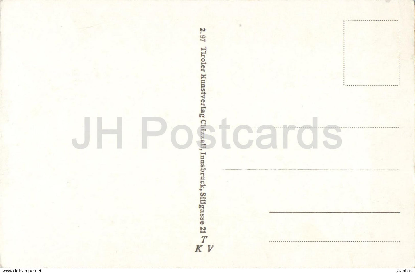 Innsbruck - Katholisches Kasino - old postcard - Austria - unused