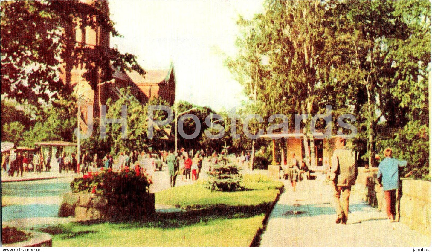 Palanga - Vytautas street - 1969 - Lithuania USSR - unused - JH Postcards