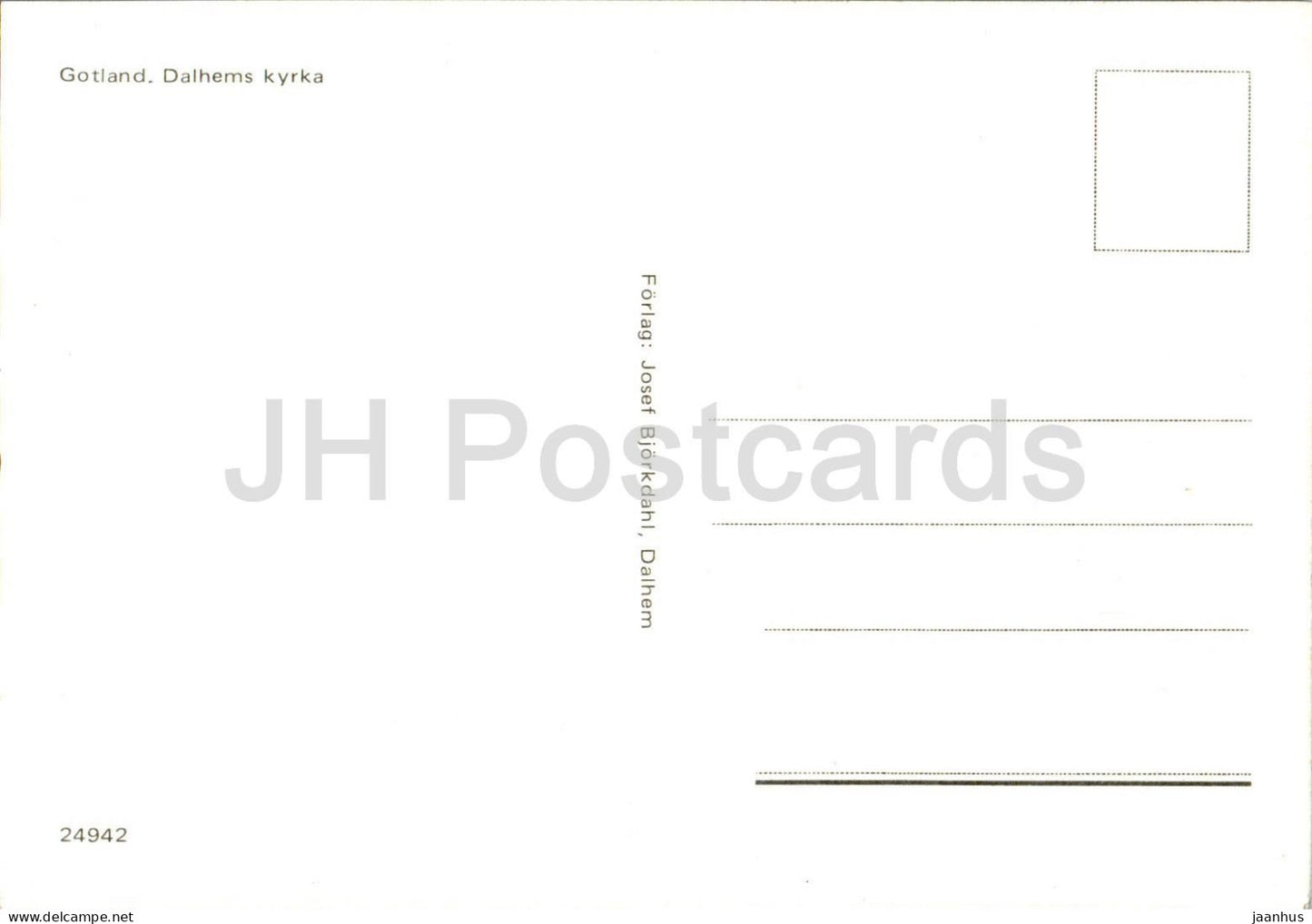 Dalhems Kyrka - church - Gotland - 24942 - Sweden - unused