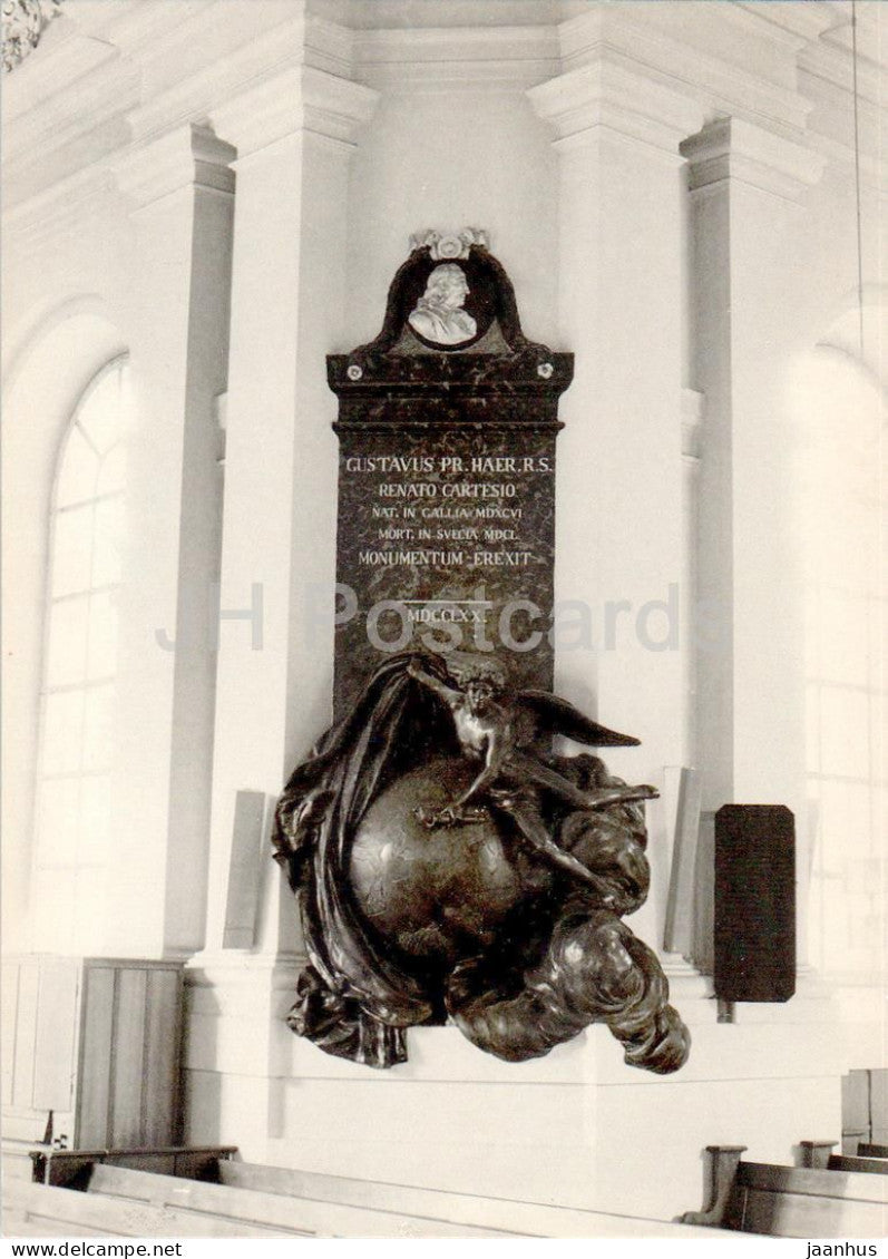 Stockholm - Adolf Fredriks Kyrka - Cartesiusmonument - church - 17061 - Sweden - used - JH Postcards