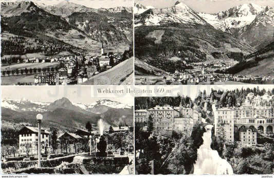 Weltkurort Hofgastein 869 m - mountains - Alps - multiview - 1964 - Austria - used - JH Postcards
