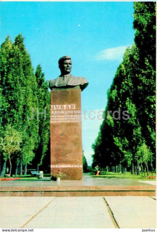 Kyiv - monument to communist Chubar - 1974 - Ukraine USSR - unused - JH Postcards