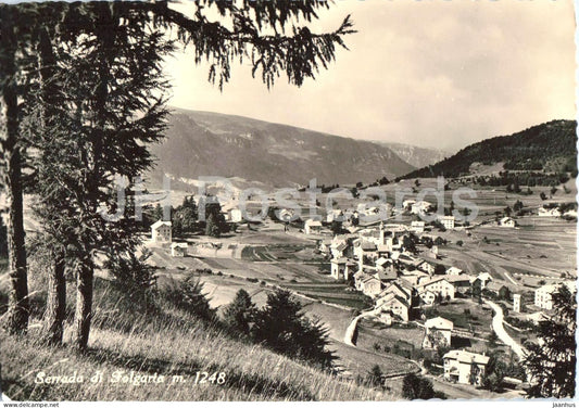 Serrada di Folgaria m. 1248 - alpine village - Dolomites - mountains - Alps - old postcard - Italy - unused - JH Postcards