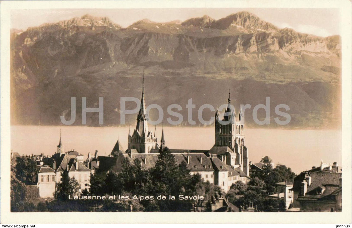 Lausanne et les Alpes de la Savoie - 17879 A - old postcard - 1931 - Switzerland - used - JH Postcards