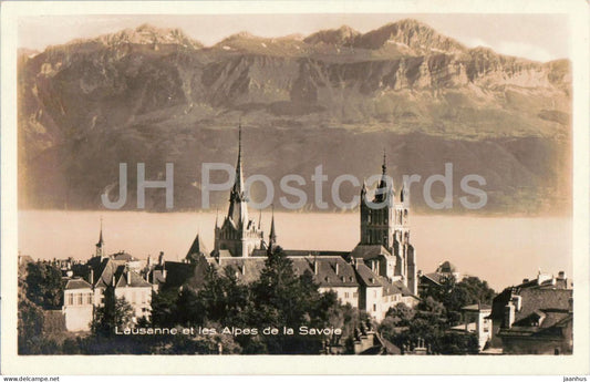 Lausanne et les Alpes de la Savoie - 17879 A - old postcard - 1931 - Switzerland - used - JH Postcards