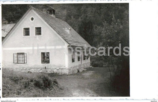 Waldamt - Bauernhaus im Tal - Farmhouse in Valley - 2 - rural architecture - photo - old postcard 1946 - Austria - used - JH Postcards