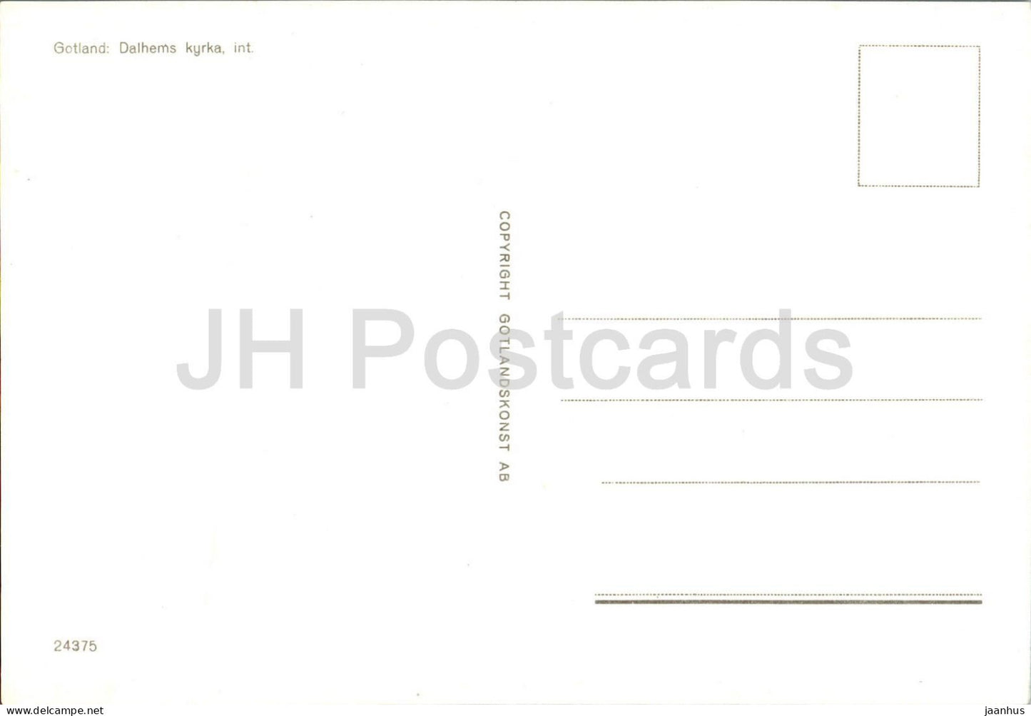 Dalhems Kyrka - interior - church - Gotland - 24375 - Sweden - unused