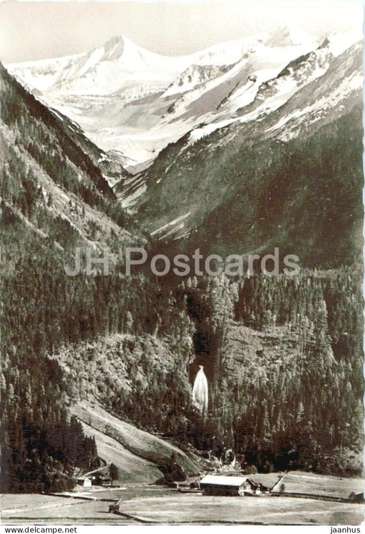 Kl. u. Gr. Venediger vom Rosental - glacier - mountains - alpine valley - 79 - 1963 - Austria - used - JH Postcards