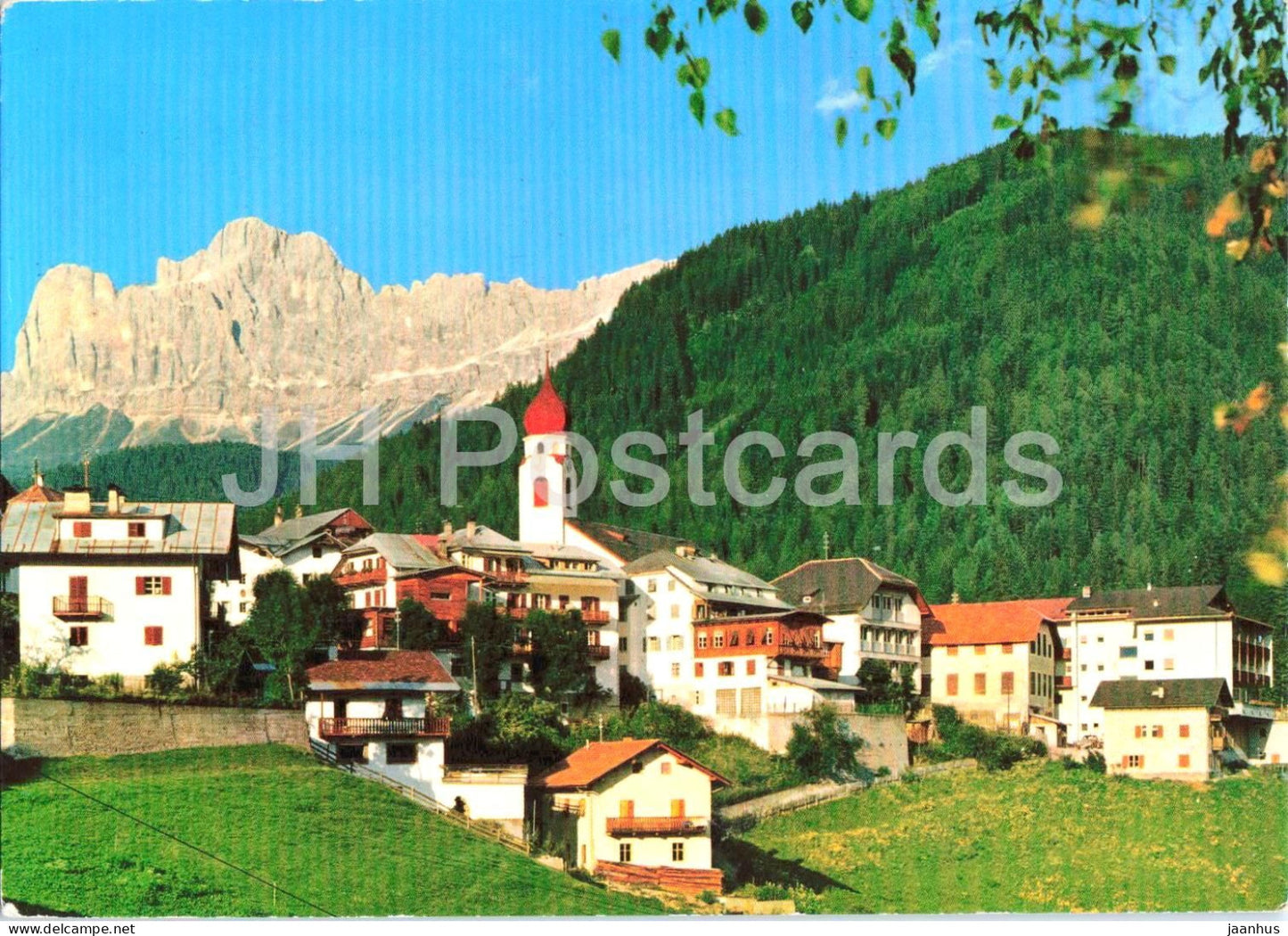 Welschnofen - Nova Levante gegen Rosengarten - Dolomites - Alps - 39056 - Italy - used - JH Postcards