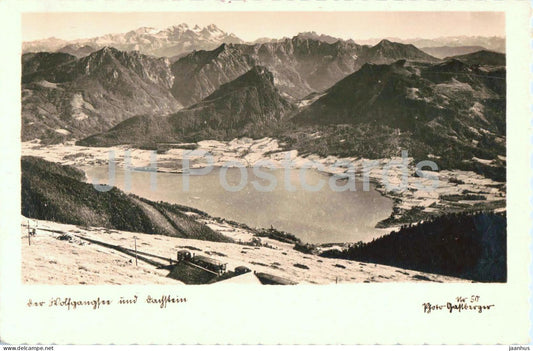 St. Wolfgang - Der Wolfgangsee und Dachstein - Feldpost - military mail - No. 50 - old postcard - 1941 - Austria - used - JH Postcards