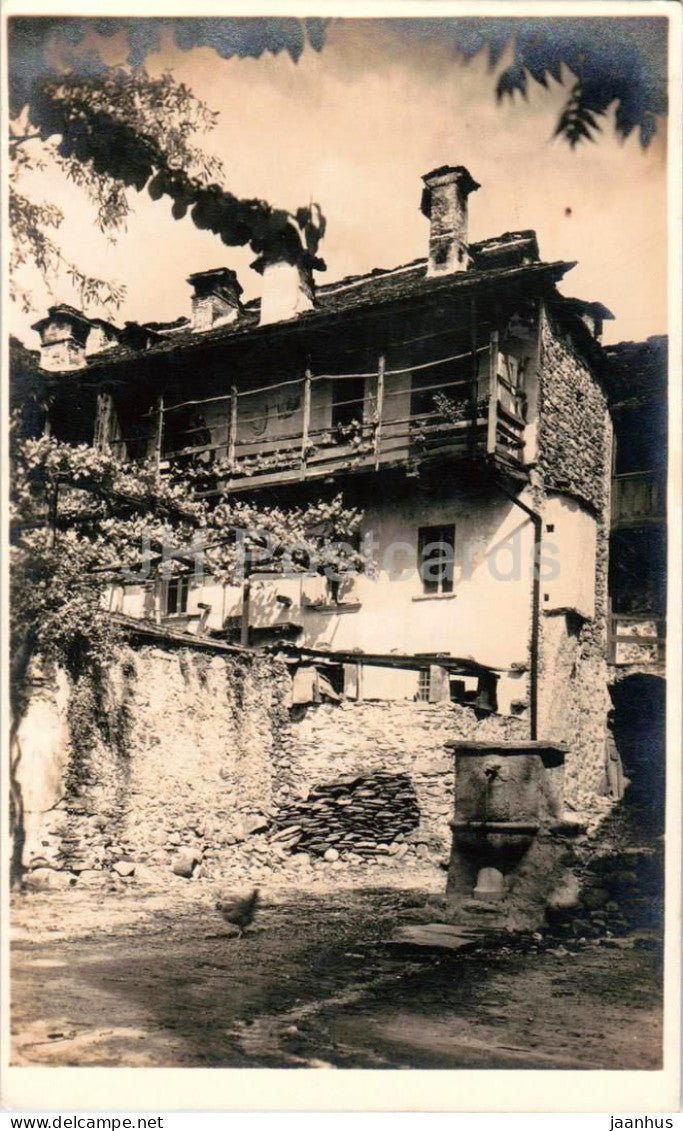 Casa Ticinese - Ticino house - Y 5792 - old postcard - Switzerland - unused - JH Postcards