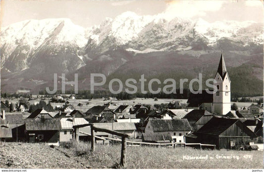 Mitterndorf - Grimming - Alps - mountains - 173 - old postcard - 1955 - Austria - used - JH Postcards