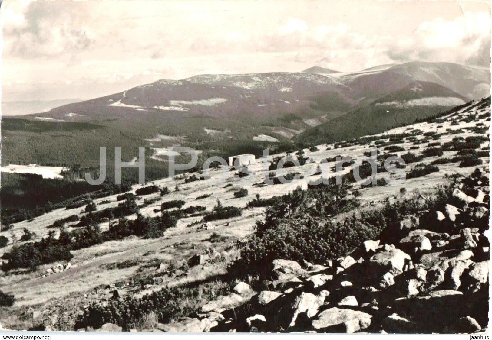 Krkonose - Spindleruv Mlyn - Maly Sisak - old postcard - 1965 - Czech Republic - Czechoslovakia - used - JH Postcards