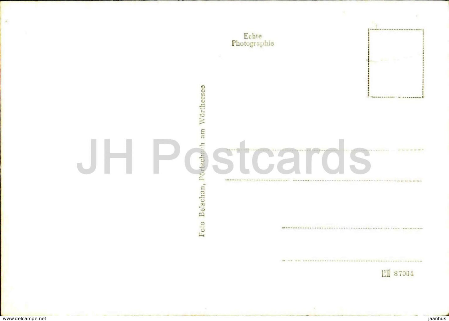 Pörtschach am Wörthersee Kärnten - See - 87061 - alte Postkarte - Österreich - unbenutzt