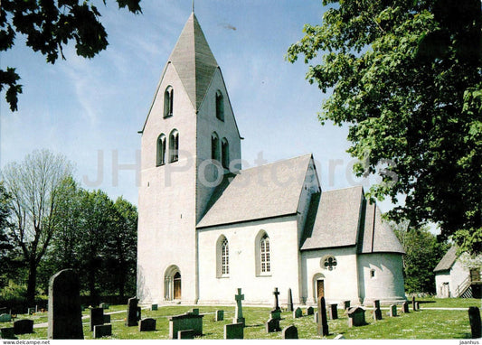 Masterby Kyrka - church - Gotland - Sweden - unused - JH Postcards