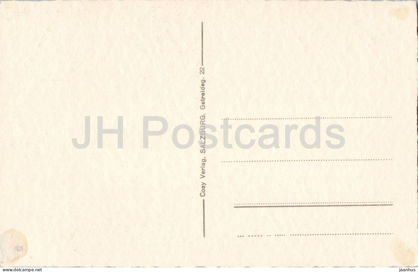 Salzburg - Altstadt - city view - old postcard - Austria - unused