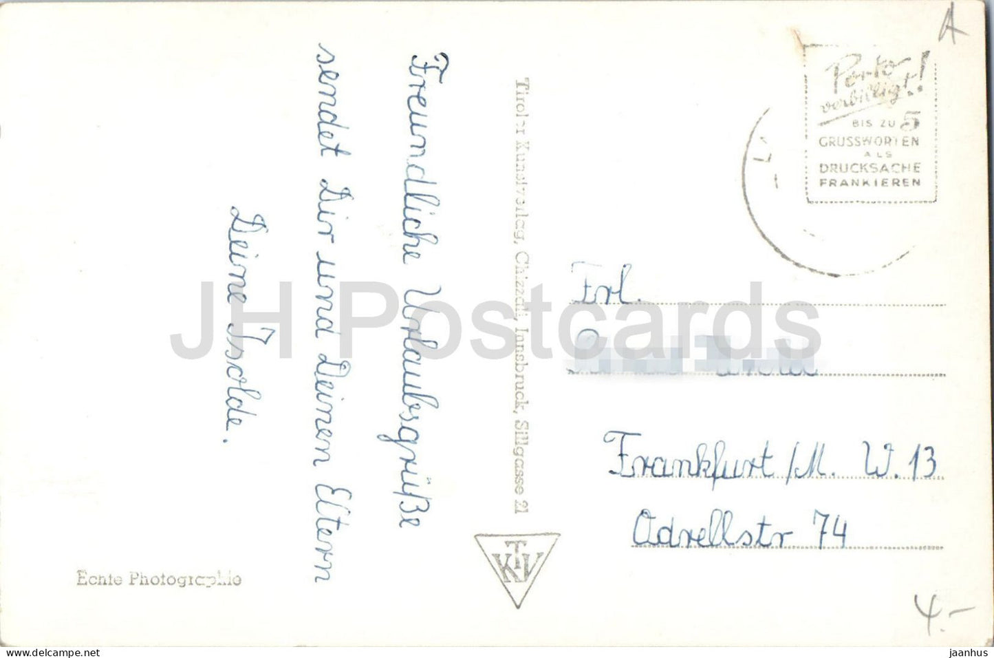 Innsbruck - Herzog Friedrichstrasse mit Goldenem Dachl - vieille ville - carte postale ancienne - 718 - Autriche - utilisé 