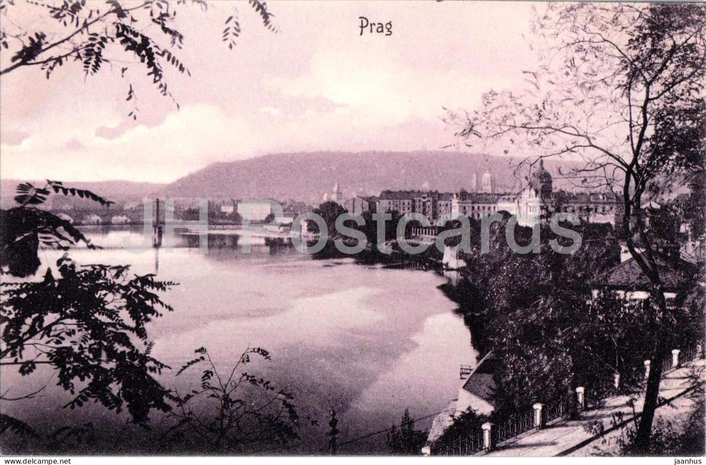 Prag - Prague - City view - old postcard - Czech Republic - unused - JH Postcards
