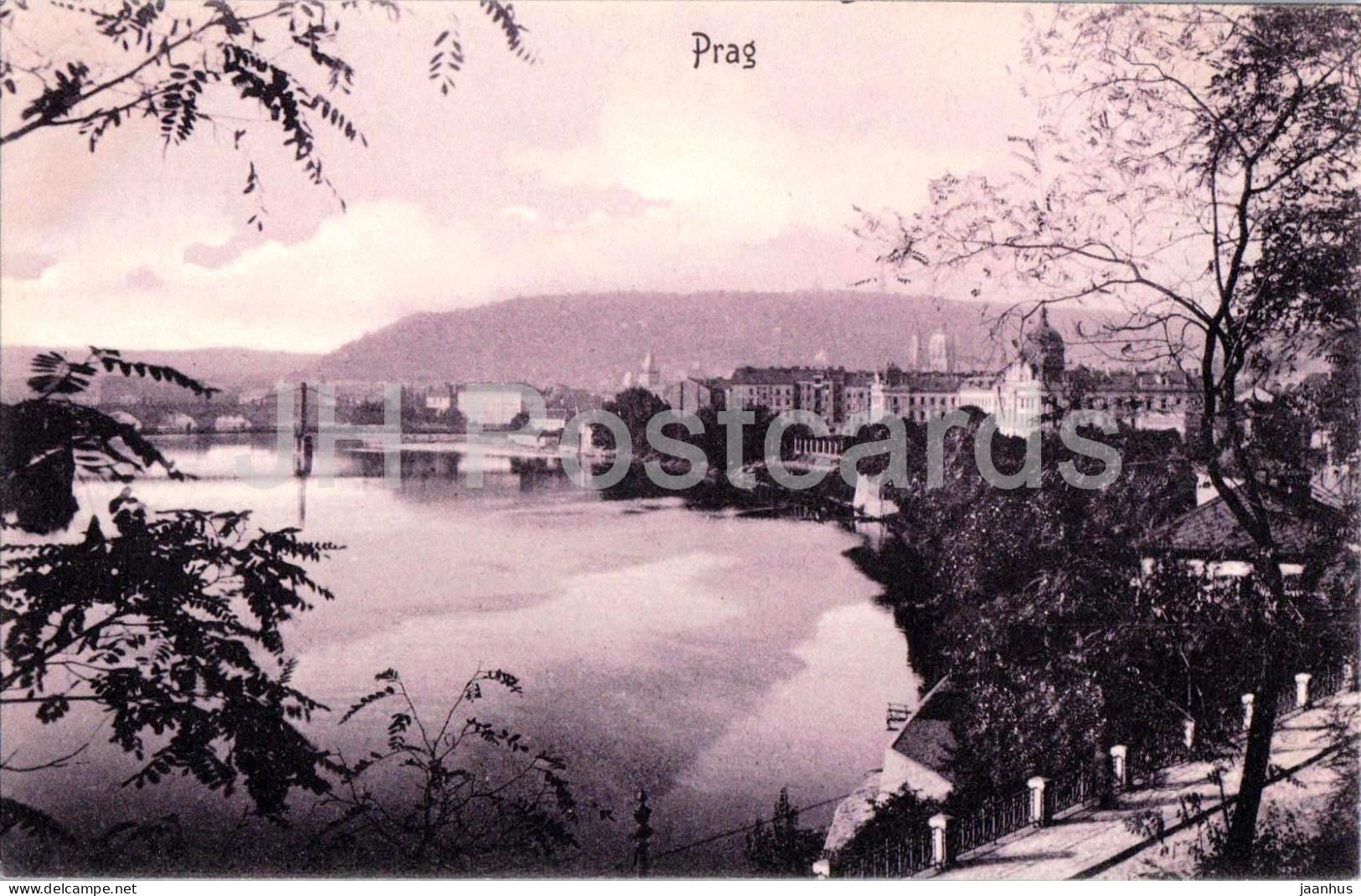 Prag - Prague - City view - old postcard - Czech Republic - unused - JH Postcards