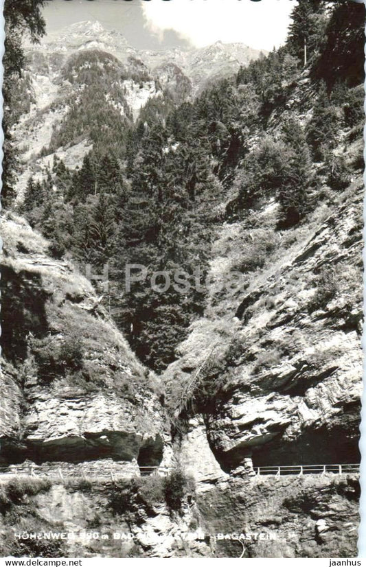 Hohenweg - Badgastein - Bagastein - mountains - Alps - Austria - used - JH Postcards