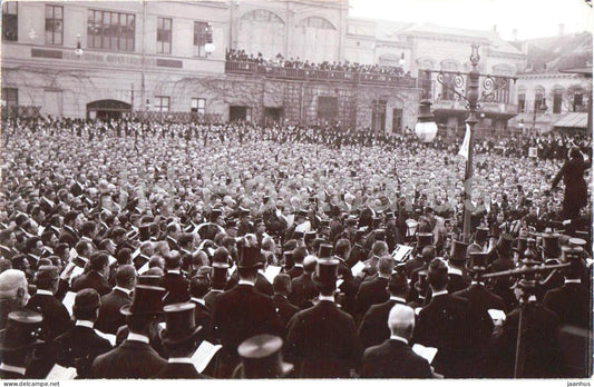 Wien - Vienna - Leitha Sangergau Gaufest in Klein-Schwechat 5 May 1910 ? - photo - old postcard - 1910 - Austria - used - JH Postcards