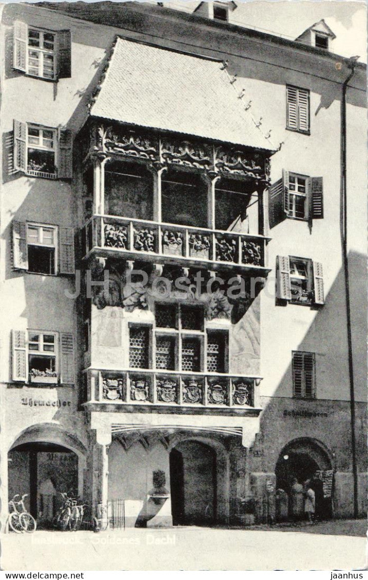 Innsbruck - Goldenes Dachl - historic building - landmark - old town - architecture - 21820 - Austria - used - JH Postcards