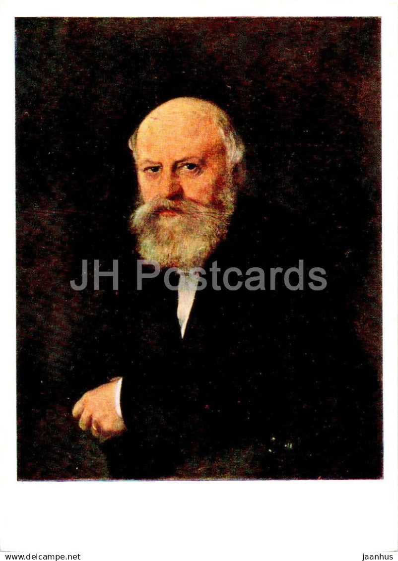 painting by V. Perov - Portrait of composer Campioni - man - Russian art - 1958 - Russia USSR - unused - JH Postcards