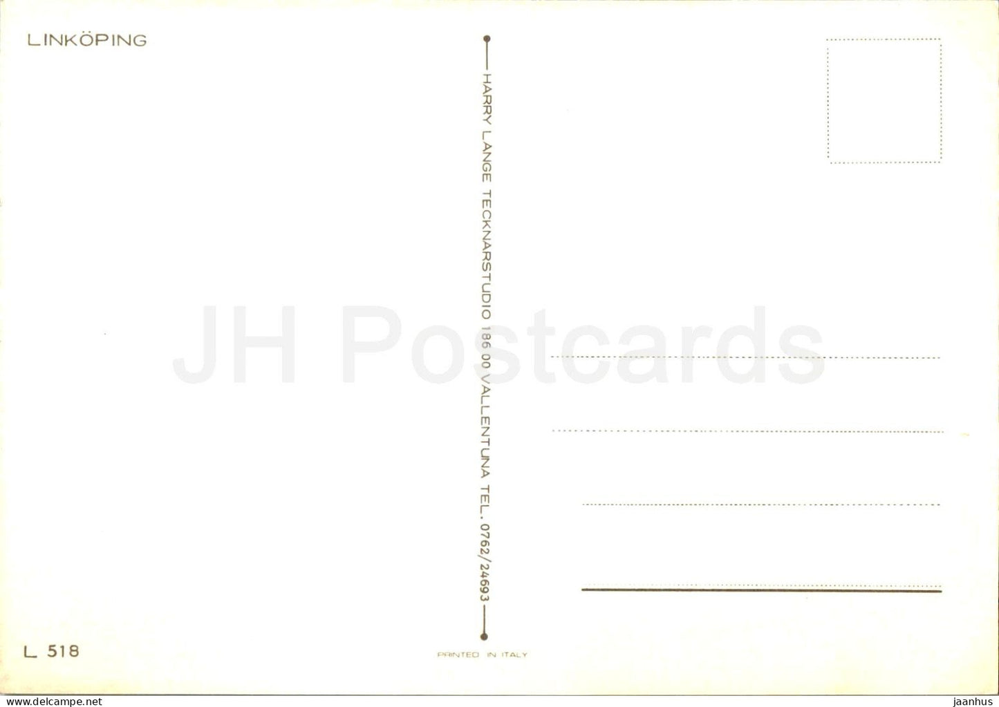 Linkoping - Slottet - Domkyrkan - Interior av Domkyrkan - Tanneforsgatan - church - multiview - 518 - Sweden - unused