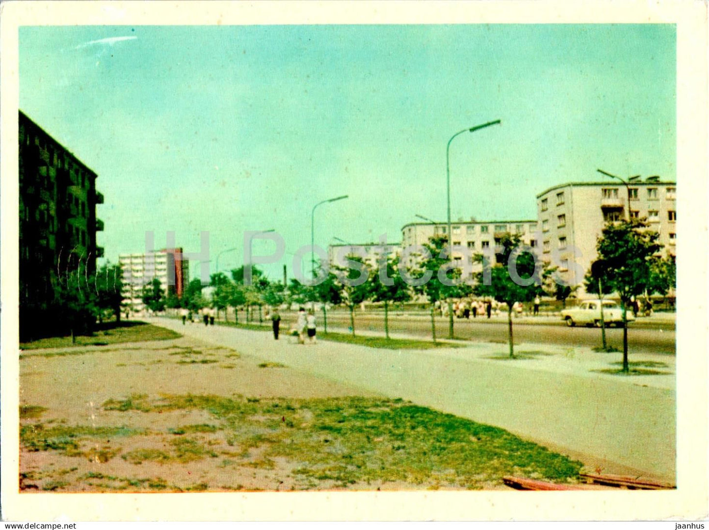 Klaipeda - Komjaunimas street - 1968 - Lithuania USSR - unused - JH Postcards