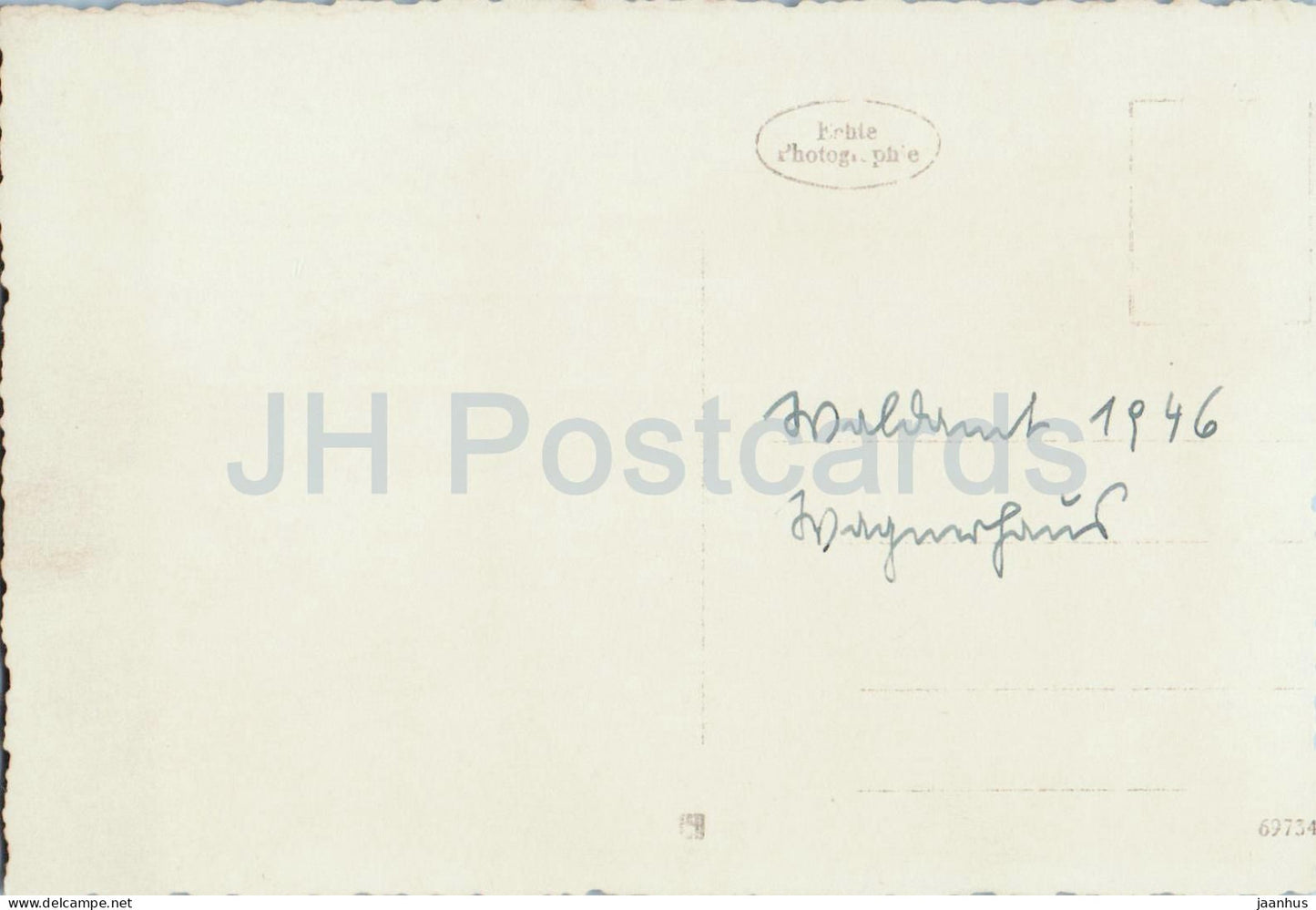 Waldamt - Maison de ferme dans la vallée - 1 - architecture rurale - photo - carte postale ancienne 1946 - Autriche - d'occasion 