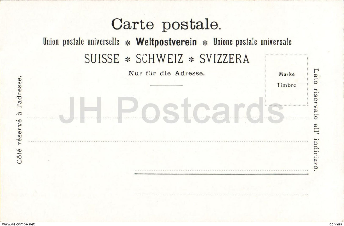 Souvenir du Leman - Barque - sailing boat - No. 212 - old postcard - Switzerland - unused