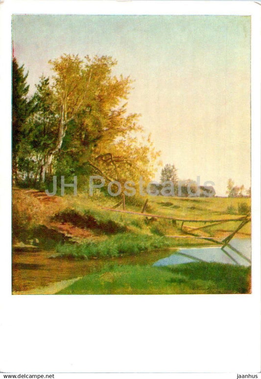 painting by L. Kamenev - Landscape - Russian art - 1957 - Russia USSR - unused - JH Postcards
