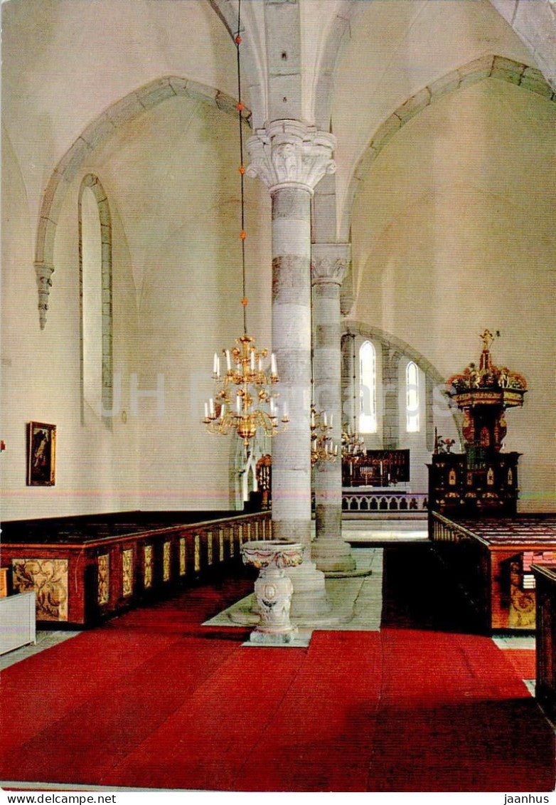 Larbro Kyrka - interior - church - Gotland - 24333 - Sweden - unused - JH Postcards