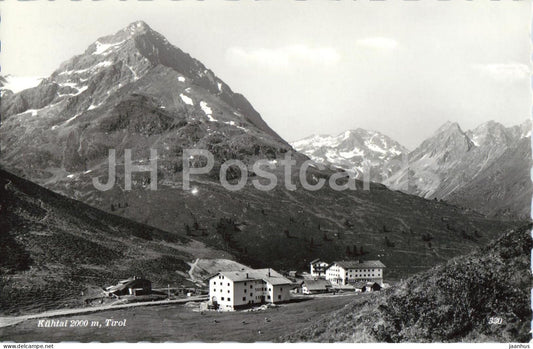 Kuhtai 2000 m - Tirol - mountain village - alpine resort - mountains - 330 - old postcard - Austria - used - JH Postcards