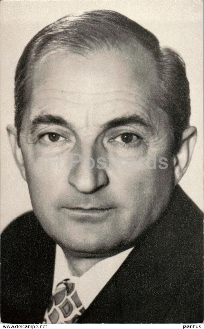 Mikhail Badikyanu - Soviet - Moldavian movie actor - 1980 - Russia USSR - unused - JH Postcards