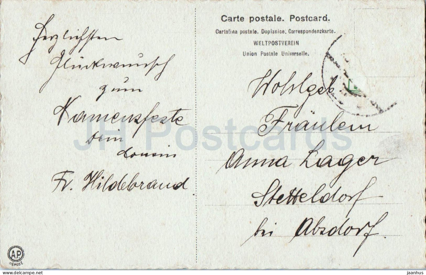 Venezia - Venice - Panorama del Molo - St Mark’s Basin - view with Palazzo Ducale - ship - old postcard - Italy - used