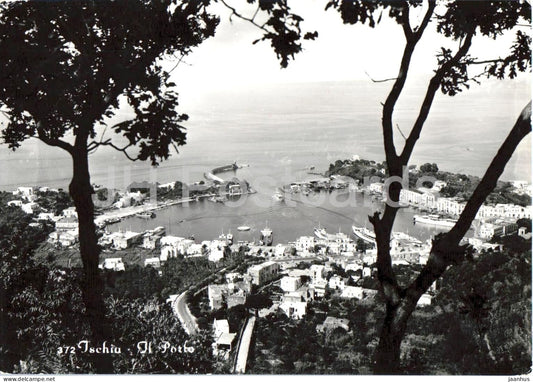 Ischia - Il Porto - port - island - harbor - boats - panorama - Campania - 372 - 1964 - Italy - used - JH Postcards