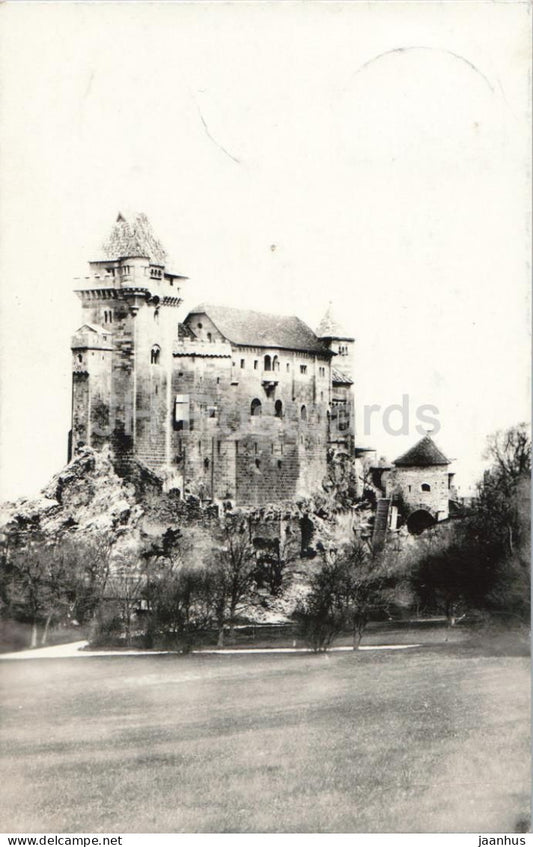 Burg Liechtenstein - castle - old postcard - 1907 - Austria - used - JH Postcards