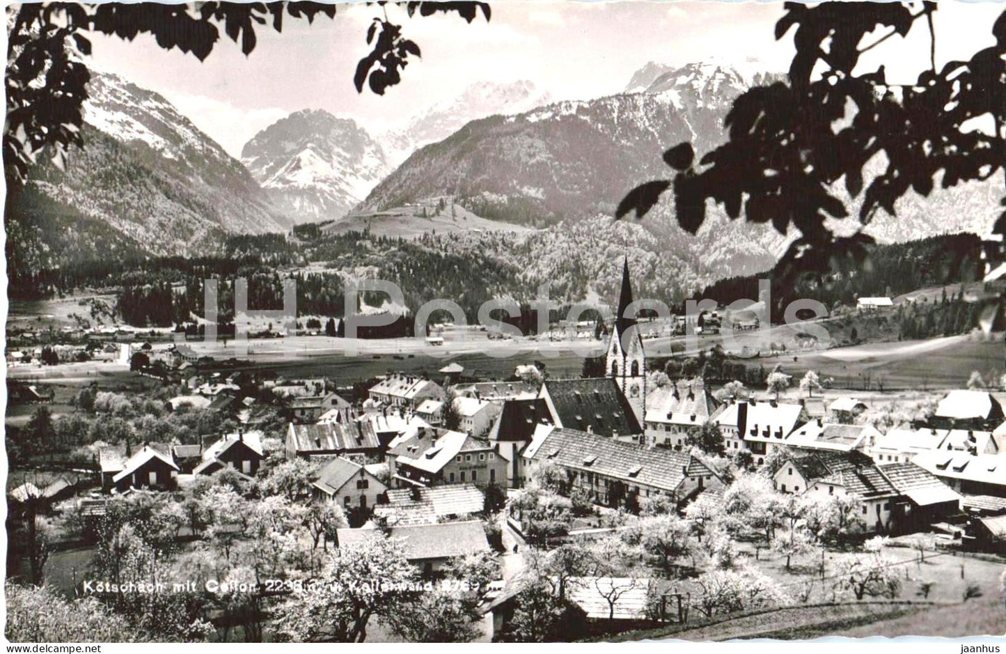 Kotschach - Kellerwand - Cellon - mountains - Alps - 83286 - 1960 - Austria - used - JH Postcards