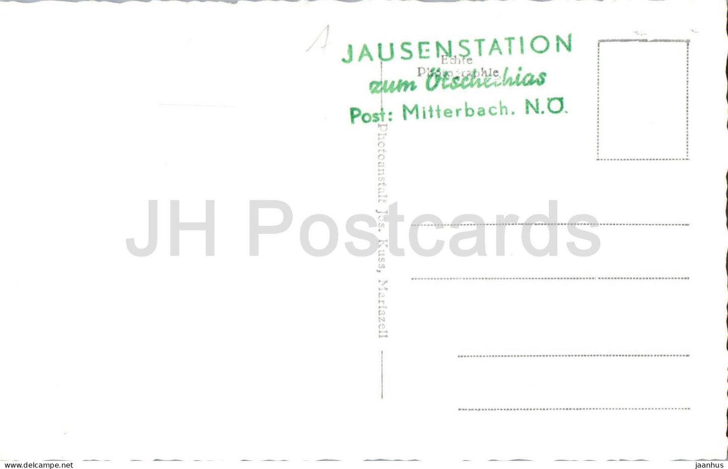 Stierwaschmauer - canyon - rivière - formations rocheuses - Jausenstation zum Otscherhias - carte postale ancienne - Autriche - inutilisée 